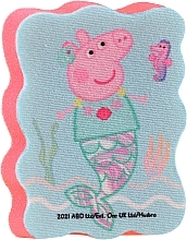 Düfte, Parfümerie und Kosmetik Badeschwamm für Kinder Peppa Pig Peppa Meerjungfrau rot - Suavipiel Peppa Pig Bath Sponge