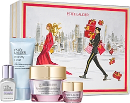 Gesichtspflegeset - Estee Lauder Resilience (Gesichtscreme 50ml + Gesichtsserum 15ml + Augencreme 5ml + Reinigungsmaske 30ml) — Bild N1