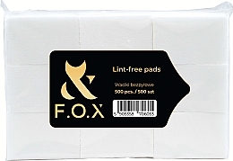 Düfte, Parfümerie und Kosmetik Fusselfreie Tücher 4x6 cm weiß - F.O.X Lint-Free Pads