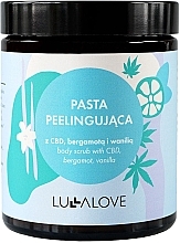 Peelingpaste mit Hanf, Vanille und Bergamotte für den Körper - Lullalove Body Scrub With CBD, Bergamot & Vanilla — Bild N1