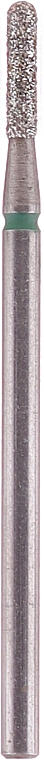 Diamant-Nagelfräser Abgerundeter Zylinder L-8 mm 1,8 mm grün - Head The Beauty Tools — Bild N1