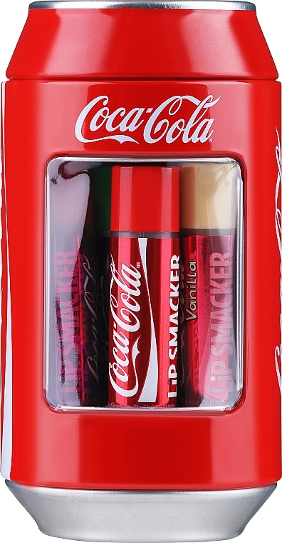 Lippenbalsam-Set - Lip Smacker Coca-Cola (Lippenbalsam 6x4g)  — Bild N1