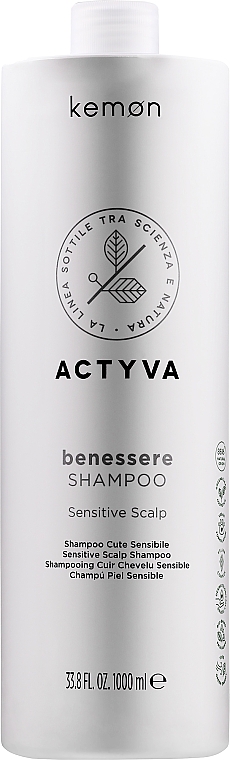 Shampoo für empfindliche Kopfhaut - Kemon Actyva Benessere Shampoo — Bild N2