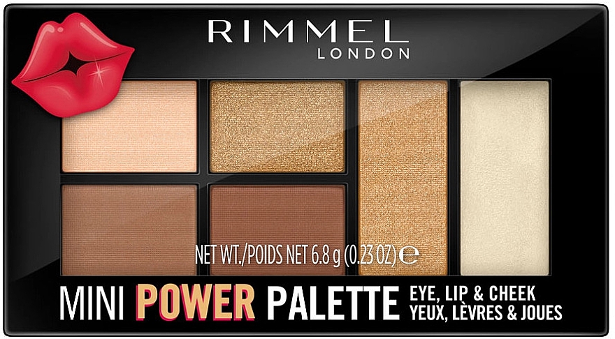 GESCHENK! Make-up-Palette - Rimmel Mini Power Palette — Bild N1