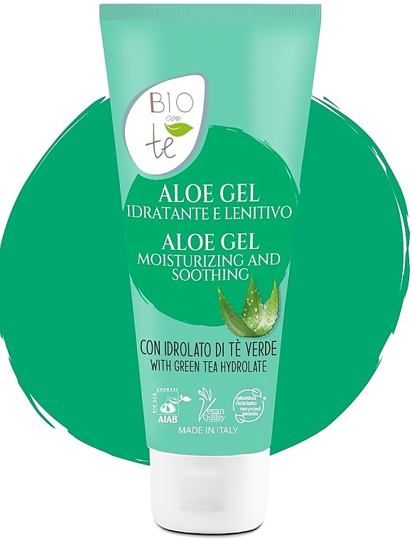 Feuchtigkeitsspendendes und beruhigendes Aloe-Gel für den Körper - Pierpaoli Biocontè Moisturizing And Soothing Aloe Gel  — Bild N2