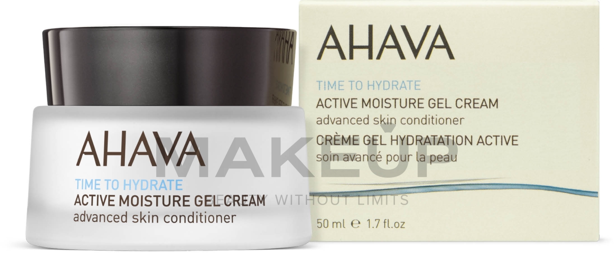 Feuchtigkeitsspendendes Gesichtscreme-Gel - Ahava Time To Hydrate Active Moisture Gel Cream — Bild 50 ml