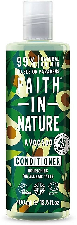 Nährender Conditioner mit Avocado - Faith In Nature Avocado Conditioner — Bild N1