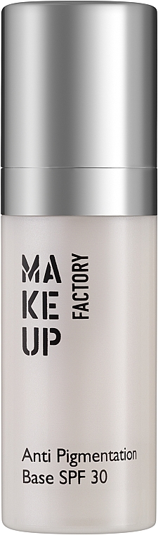 Primer gegen Pigmentflecken LSF 30 - Make up Factory Anti Pigmentation Base SPF30 — Bild N1