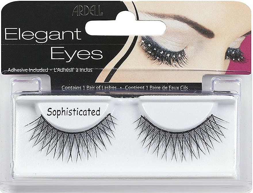 Künstliche Wimpern - Ardell Elegant Eyes Sophisticated Black — Bild N1