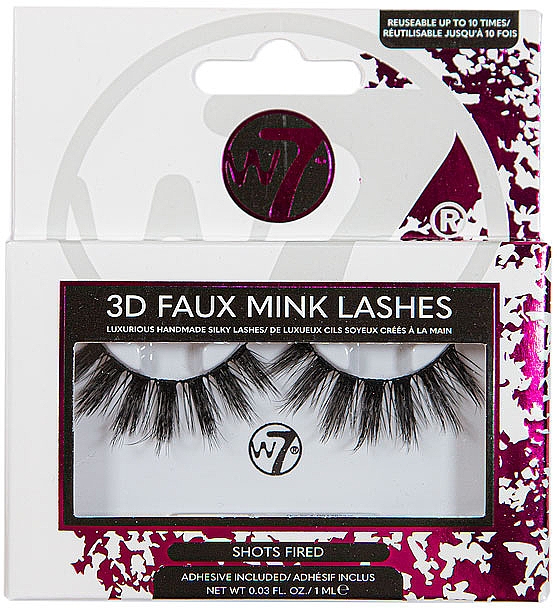 Falsche Wimpern - W7 3D Faux Mink Lashes — Bild N1