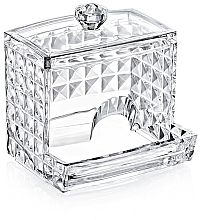 Düfte, Parfümerie und Kosmetik Behälter für Wattestäbchen Diamond 8,5x10x7 cm transparent - BoxUp