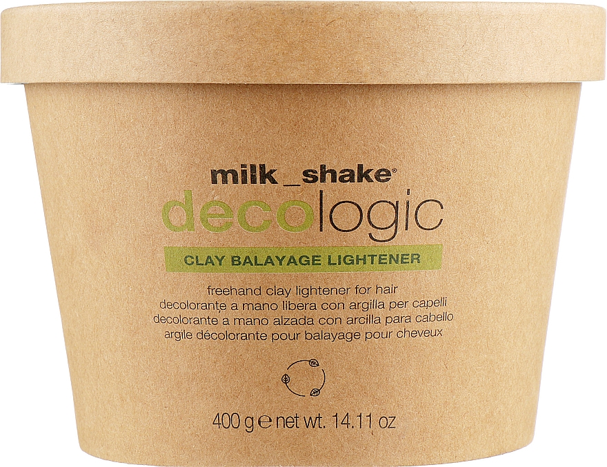Aufhellende Tonerde für Haare - Milk_Shake Decologic Clay Balayage Destaining Lightener — Bild N1