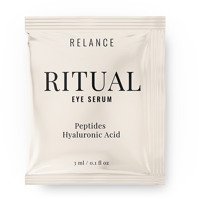 GESCHENK! Verjüngendes Augenkonturserum mit Peptiden und Hyaluronsäure - Relance Peptides + Hyaluronic Acid Eye Serum (Probe)  — Bild N1