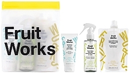 Set - Fruit Works Glow Kit (f/mask/100ml + f/body/mist/150ml + f/body/scrub/200ml) — Bild N1