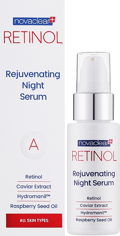 Anti-Aging Gesichtsserum - Novaclear Retinol Rejuvenating Night Serum — Bild N2