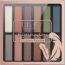 Düfte, Parfümerie und Kosmetik Lidschattenpalette - DoDo Girl 12 Colors Palette Eyeshadow