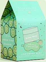 Düfte, Parfümerie und Kosmetik Lippenpflegeset - NCLA Beauty Sweet Dreams Cucumber Mint Lip Mask Gift Set (Lippenmaske 15ml + Schlafmaske 1 St.)