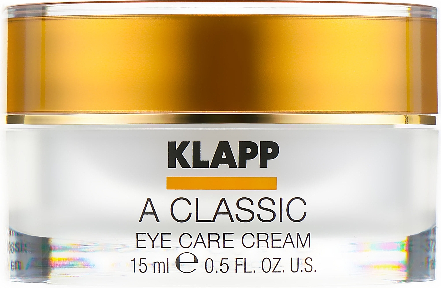 Reichhaltige Anti-Aging Augencreme mit Vitamin A und E - Klapp A Classic Eye Care Cream — Bild N1