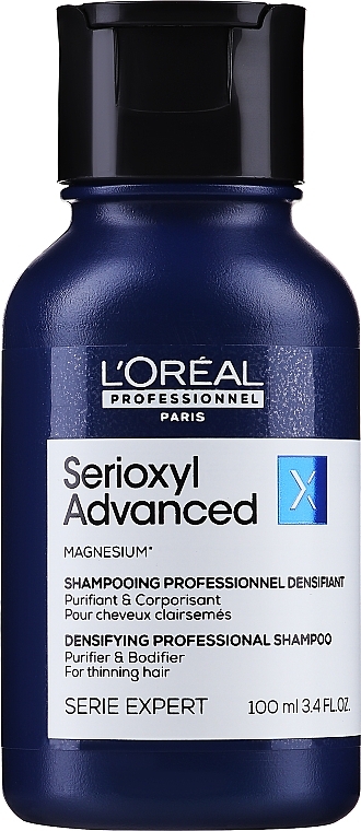 GESCHENK! Professionelles Shampoo für dünnes Haar - L'Oreal Professionnel Serioxyl Advanced Densifying Professional Shampoo — Bild N1