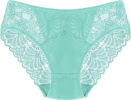 Damen-Slips mit Spitzenverzierung bdm500-022, mint  - Moraj — Bild N1