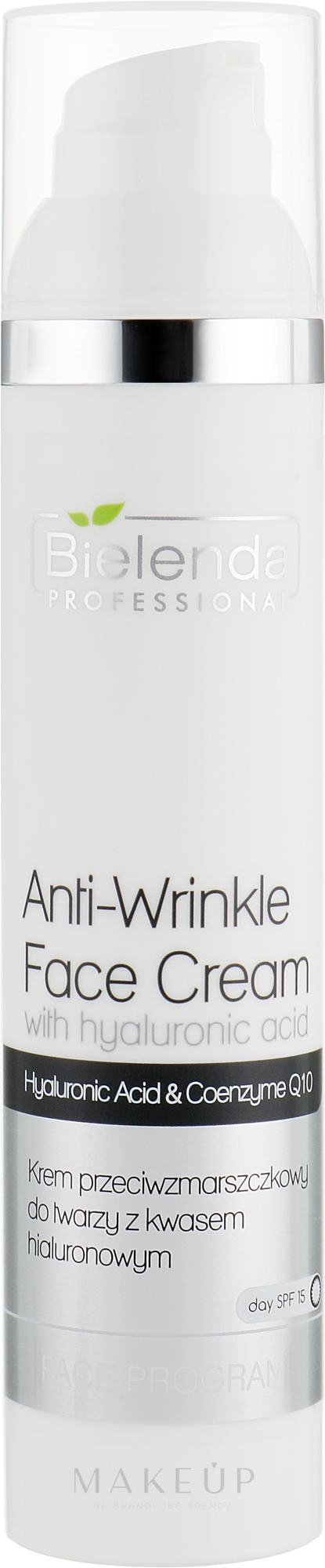 Anti-Falten Gesichtscreme mit Hyaluronsäure - Bielenda Professional Anti-Wrinkle Face Cream — Bild 100 ml