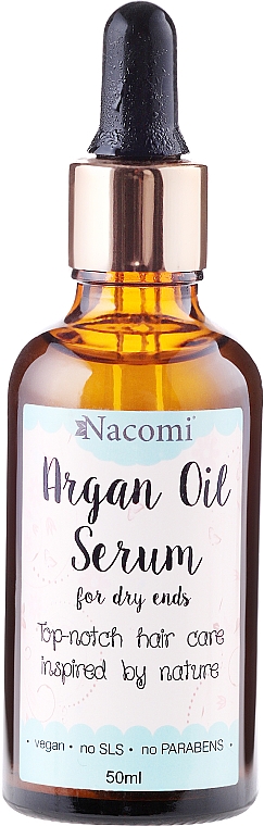 Haarserum - Nacomi Natural With Moroccan Argan Oil Serum — Bild N3