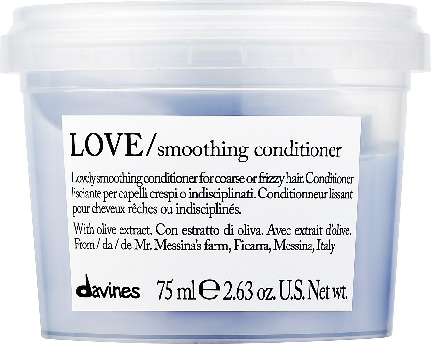 Glättender Conditioner für widerspenstiges Haar - Davines Love Lovely Smoothing Conditioner