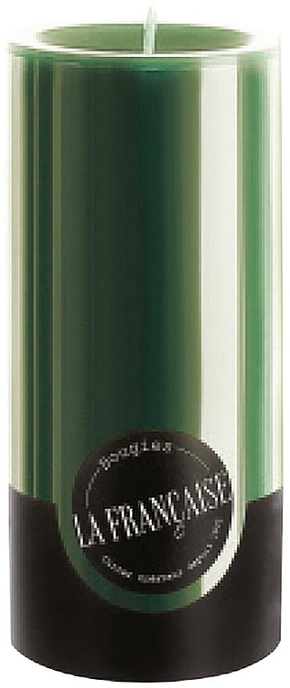 Kerze Zylinder Durchmesser 7 cm Höhe 15 cm - Bougies La Francaise Cylindre Candle Green — Bild N2
