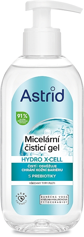 Mizellengel für alle Hauttypen - Astrid Hydro X-Cell Micellar Cleansing Gel — Bild N1