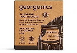 Düfte, Parfümerie und Kosmetik Natürliche Zahnpasta mit Fluorid - Georganics Activated Charcoal Fluoride Toothpaste