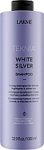 Shampoo gegen Gelbstich - Lakme Teknia White Silver Shampoo — Bild N4