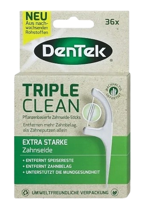 Zahnseide-Sticks 36 St. - DenTek Eco Triple Clean  — Bild N1