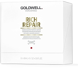 Regenerierendes Haarserum für geschädigtes Haar - Goldwell Dualsenses Rich Repair Intensive Restoring Serum — Bild N2