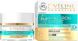 Tief feuchtigkeitsspendendes Gesichtscreme-Elixier gegen die ersten Falten 30+ - Eveline Cosmetics BioHyaluron Expert 30+ — Bild N1