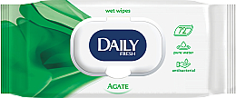 Düfte, Parfümerie und Kosmetik Antibakterielle Feuchttücher - Daily Fresh Wet Wipes Agate