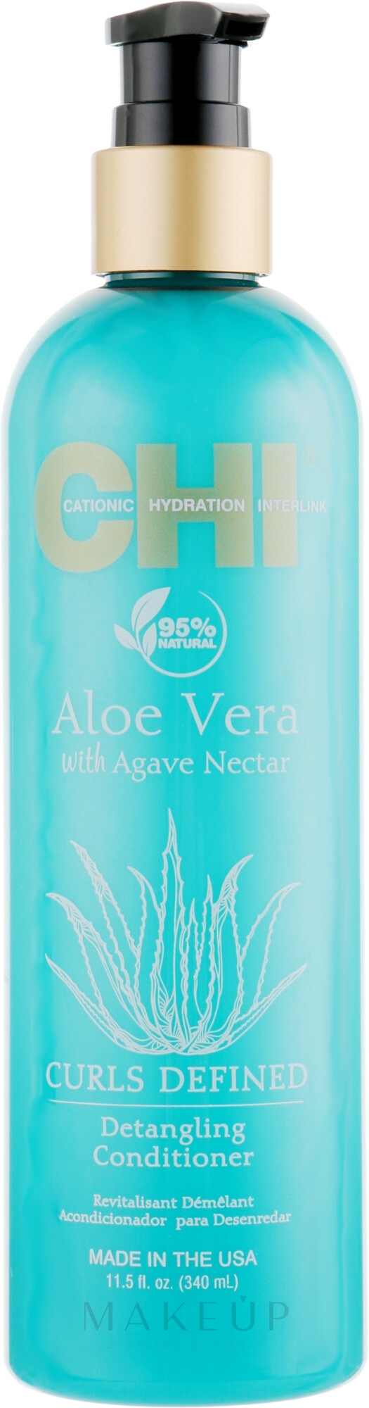 Revitalisierende Haarspülung mit Aloe Vera - CHI Aloe Vera Detangling Conditioner — Bild 340 ml