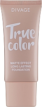 Düfte, Parfümerie und Kosmetik Foundation - Divage True Color Matte Effect Long Lasting Foundation