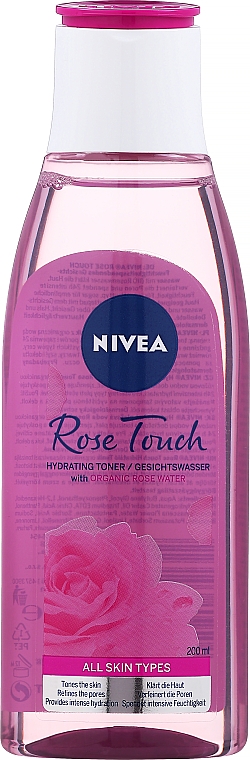 Feuchtigkeitsspendendes Gesichtstonikum mit organischem Rosenwasser - Nivea Rose Touch Hydrating Toner With Organic Rose Water — Bild N4