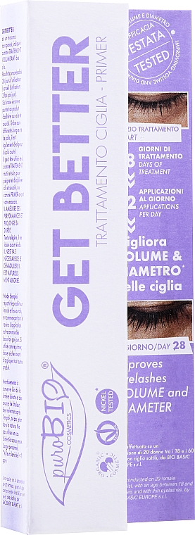 Wimpern-Primer - PuroBio Cosmetics Get Better Mascara — Bild N1