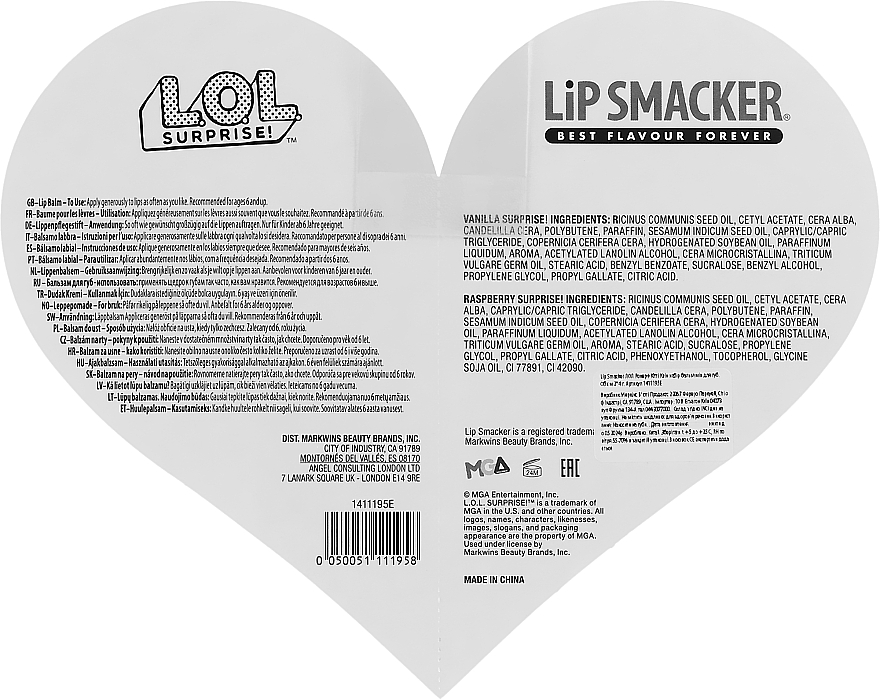 Lippenbalsam-Set - Lip Smacker L.O.L. Surprise! Rocker + Kitty Queen (Lippenbalsam 2x4g)  — Bild N2