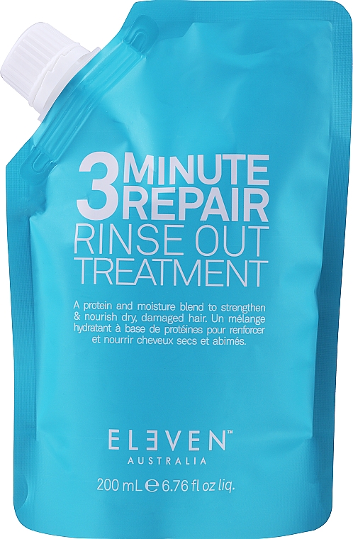Maske für trockenes und strapaziertes Haar - Eleven Australia 3 Minute Rinse Out Repair Treatment (Doypack)  — Bild N1