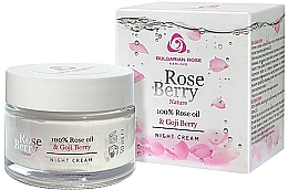 Düfte, Parfümerie und Kosmetik Nachtcreme mit Rosenöl und Goji Berry - Bulgarian Rose Rose Berry Nature Night Cream