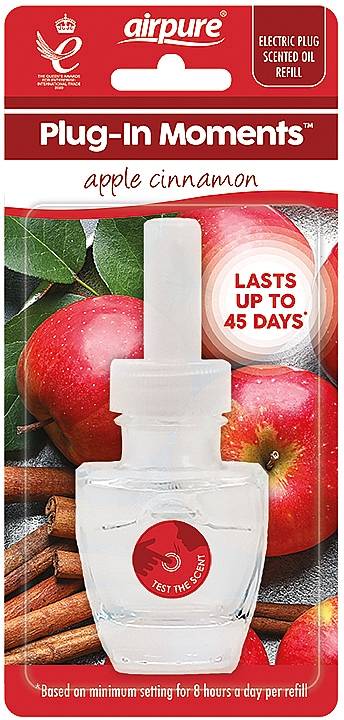 Elektrischer Aroma-Diffusor Apfel und Zimt - Airpure Plug-In Moments Refill Apple Cinnamon — Bild N1