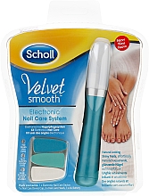Düfte, Parfümerie und Kosmetik Elektronisches Nagelpflegesystem mit 3 Aufsätzen - Scholl Velvet Smooth Electronic Nail Care System