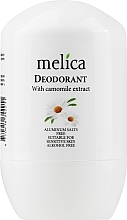 Düfte, Parfümerie und Kosmetik Deo Roll-on mit Kamillenextrakt - Melica Organic With Camomille Extract Deodorant
