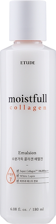 Feuchtigkeitsspendende Gesichtsemulsion mit Kollagen - Etude House Moistfull Collagen Emulsion — Bild N1