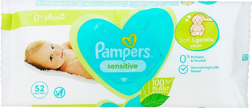 Feuchttücher für Babys 52 St. - Pampers Sensitive — Bild N1