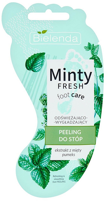 Glättendes und erfrischendes Fußpeeling mit Minzextrakt - Bielenda Minty Fresh Foot Care Refreshing & Smoothing Foot Peeling — Bild N1