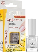 3in1 Nagelkomplex zum Trocknen, Beschichten und Glänzen - Revuele Nail Therapy — Bild N2