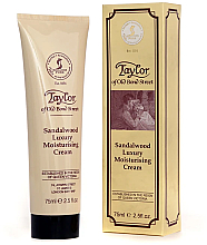 Düfte, Parfümerie und Kosmetik Feuchtigkeitsspendende Gesichtscreme mit Sandelholz - Taylor of Old Bond Street Sandalwood Moisturising Cream